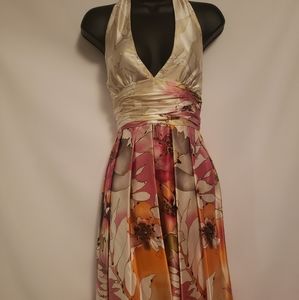 Halter cocktail dress